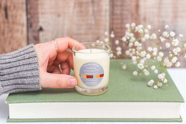 Coffee Chocolate Hazelnut small votive candle - The Candle Bothy
